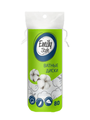 Ватные диски "Emily Style" (80 шт.упак)