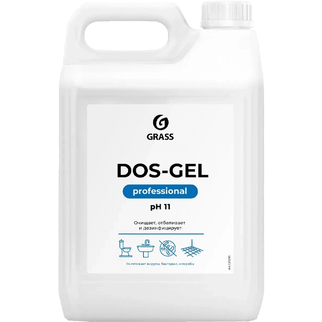 Универсальный чистящий гель 5,3 кг DOS GEL GRASS