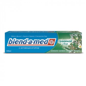 Зубная паста 100 мл "Blend-a-med", Анти-Кариес/Травяной Сбор