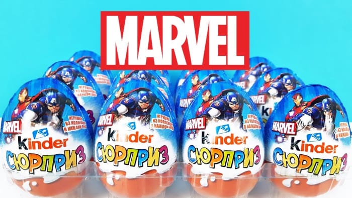 Kinder Сюрприз/яйцо "Марвел" Kinder Сюрприз/яйцо "Марвел"